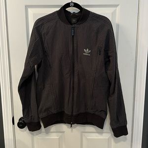 Adidas men’s seersucker track jacket, sz M